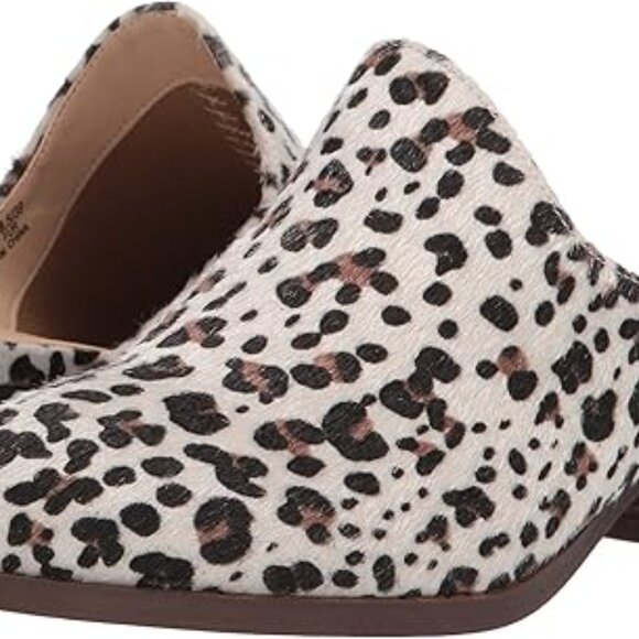 CL By Laundry Leopard Faux Fur Slip On Mule Heel. SIZE 8 - Picture 4 of 14
